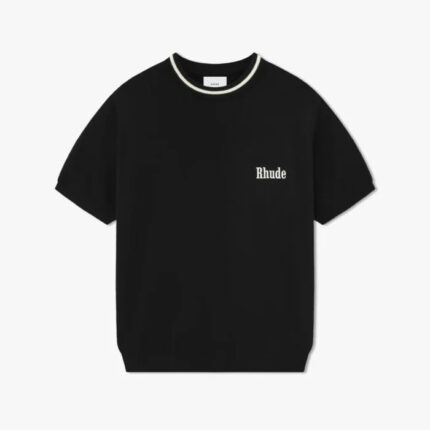 RHUDE LOGO KNIT TEE
