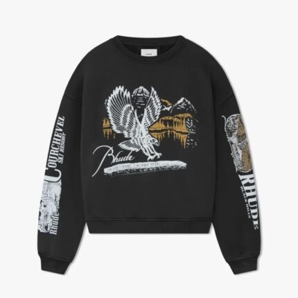 RHUDE PENNANT FLAG CREWNECK